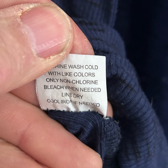 Wrangler | Deep Blue Long Sleeve Tee | Size XL - Picture 4 of 5